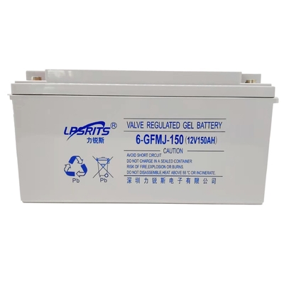 LIRUISI Gel Valve Regulated Sealed Lead Acid Battery 12V 150Ah For UPS