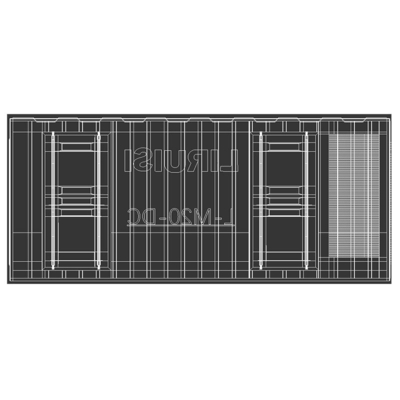 Prefabricated 20 Foot Containerized Data Center Wall Mount Rack For Server Room