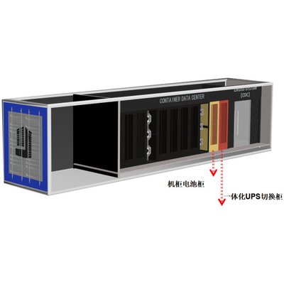 Rack Mounted Containerized Data Center Integrated 40 Foot IP20 Class