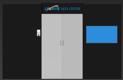 Micro Modular UPS Room Data Center Servers Double Row For Medical Education