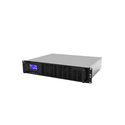 Black Uninterruptible Power Supply Rack 40Hz-70Hz With Surge Protection