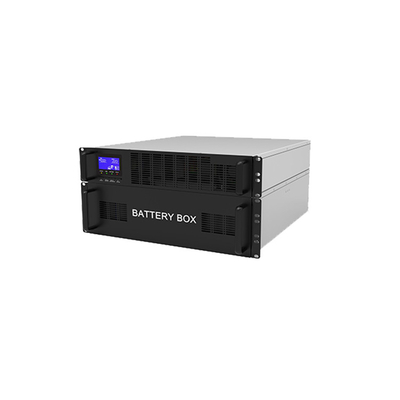 Black Uninterruptible Power Supply Rack 40Hz-70Hz With Surge Protection