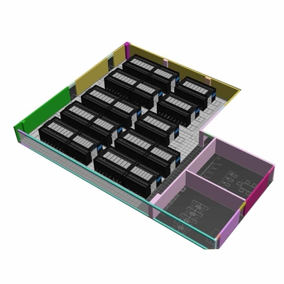 Intelligent Micro Module Data Center System 3kW - 10kW IP20 Floor Installation